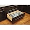 Rev-A-Shelf Drawer Insert, Maple Veneer, Silver, 24.13 in W, 0.63 in H, 21.25 in D, 21.25 in L, Gray 4DPBG-2421-1 - alternate 4